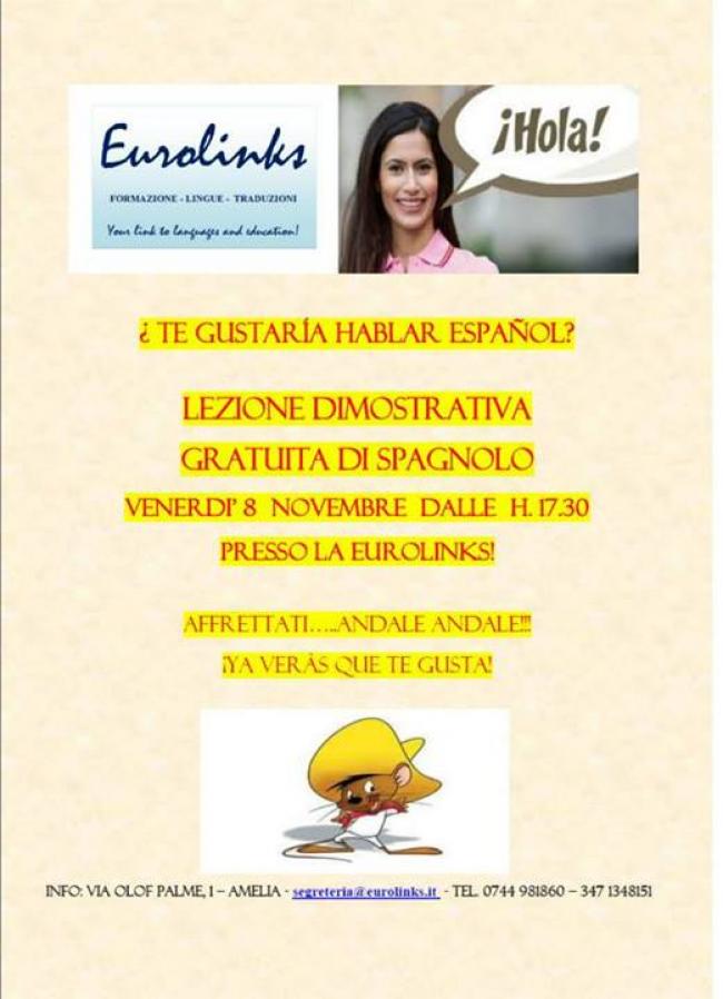 Corso di spagnolo eurolinks amelia terni umbria